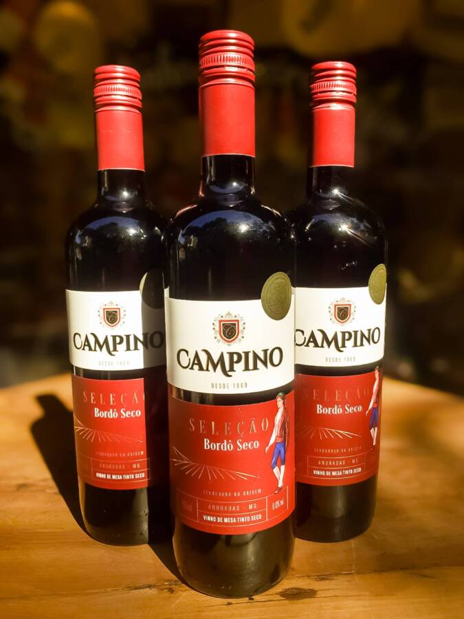 Vinho de Mesa Tinto Seco Seleção Campino – 750ml