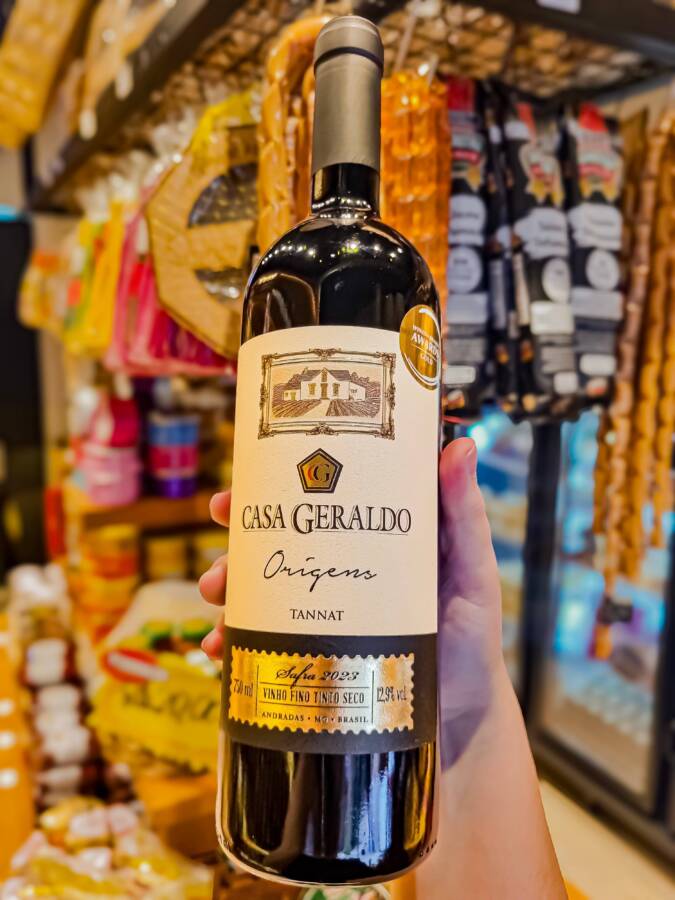 Vinho Fino Tinto Seco Tannat Origens Casa Geraldo – 750ml