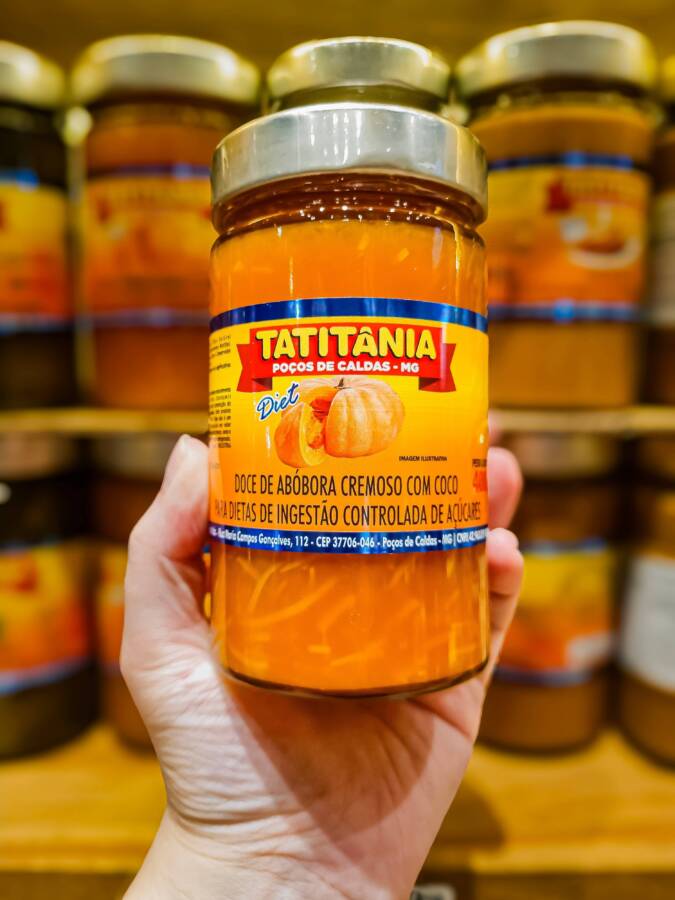 abóbora com coco diet