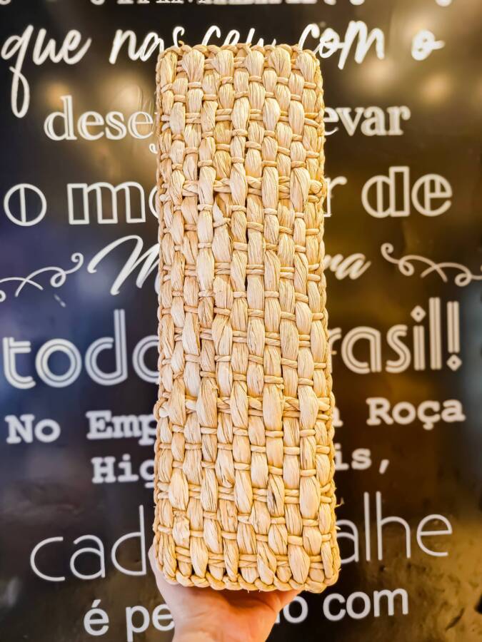 Bolsa de Palha Grande Artesanal - Imagem 3