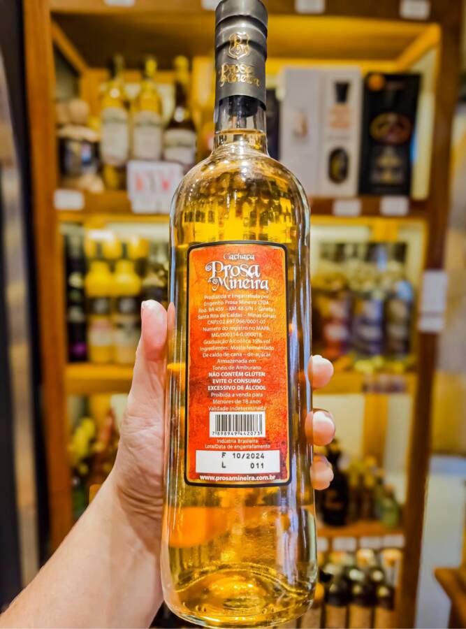 Cachaça Prosa Mineira Ouro – 700ml - Imagem 3