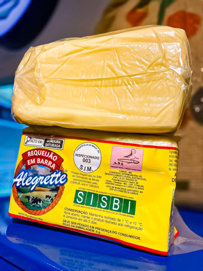 requeijão em barra