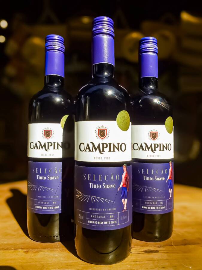  Vinho De Mesa Tinto Suave Seleção Campino – 750ml