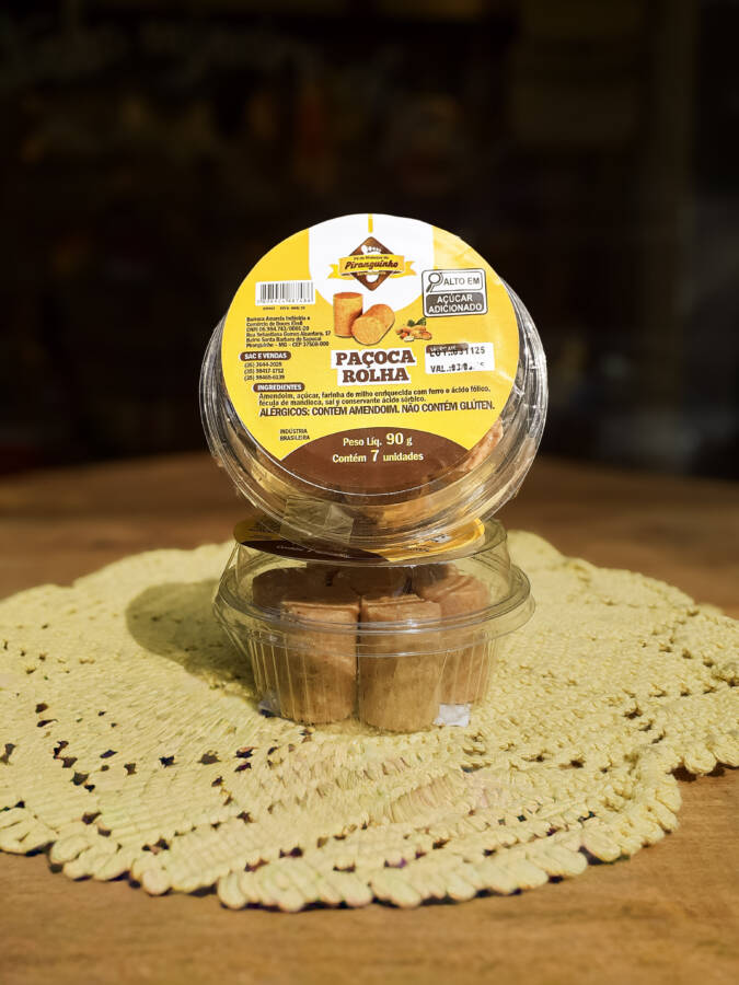 Paçoca Rolha Tradicional Piranguinho – 90g