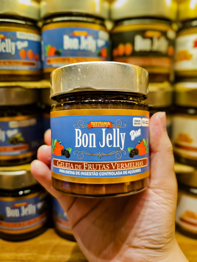 Geleia de Frutas Vermelhas Diet Bon Jelly Tatitânia – 270g