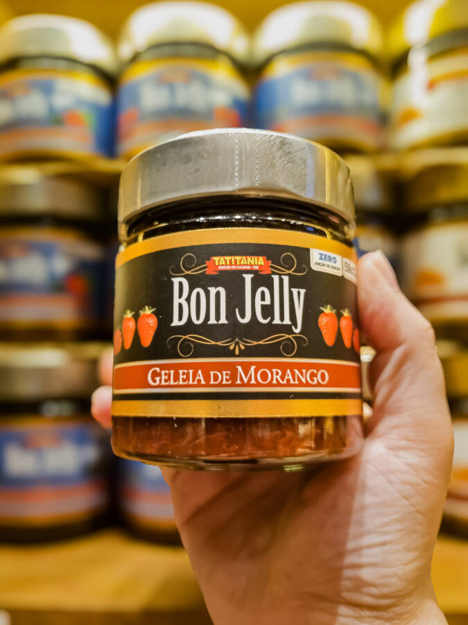 Geleia de Morango Zero Açúcar Bon Jelly Tatitânia – 260g