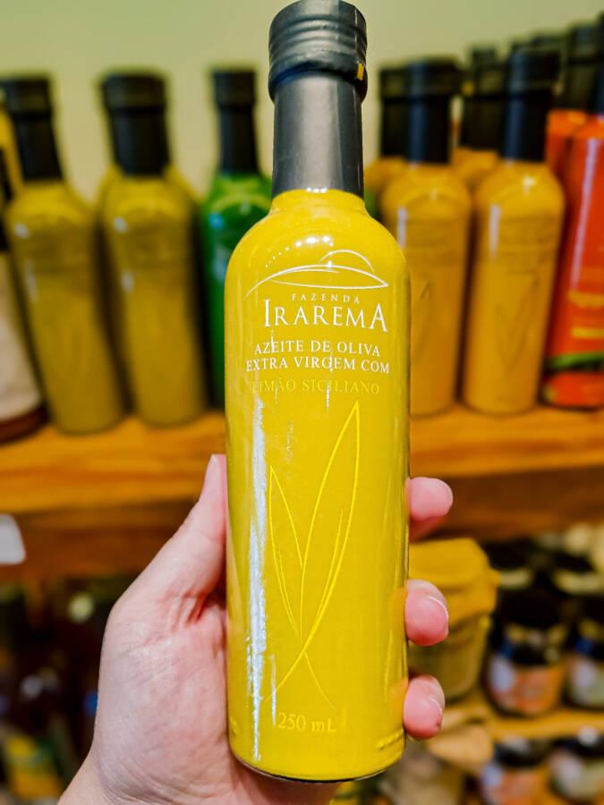 Azeite De Oliva Extra Virgem Com Limão Siciliano Irarema – 250ml