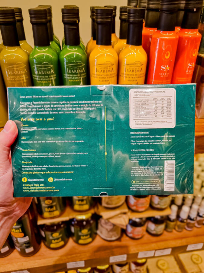 Kit Mini Azeites Aromatizados Irarema (4 Unidades) - 60ml cada - Imagem 3