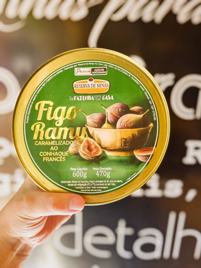 Figo Ramy Caramelizado no Conhaque Frânces Reserva de Minas - 600g