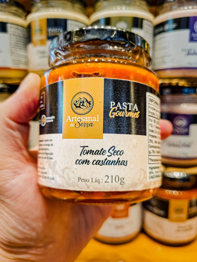 tomate seco com castanhas