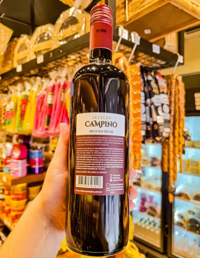 Vinho de Mesa Tinto Seco Seleção Campino – 750ml - Imagem 3