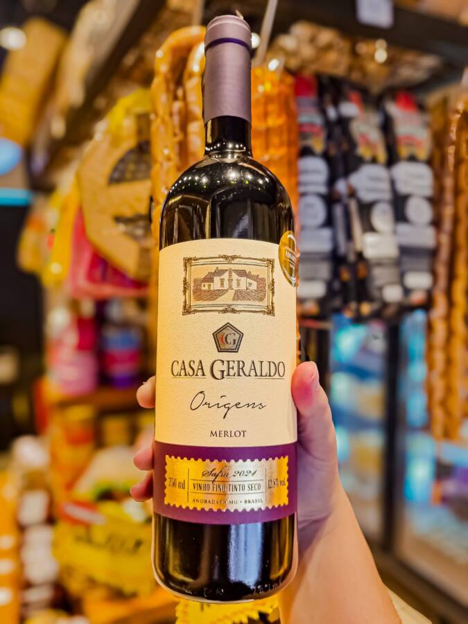 Vinho Fino Tinto Seco Merlot Origens Casa Geraldo – 750ml