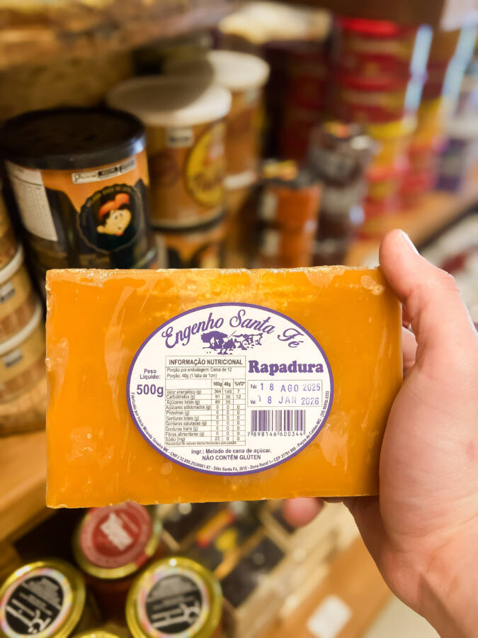 Rapadura Tradicional Engenho Santa Fé – 500g