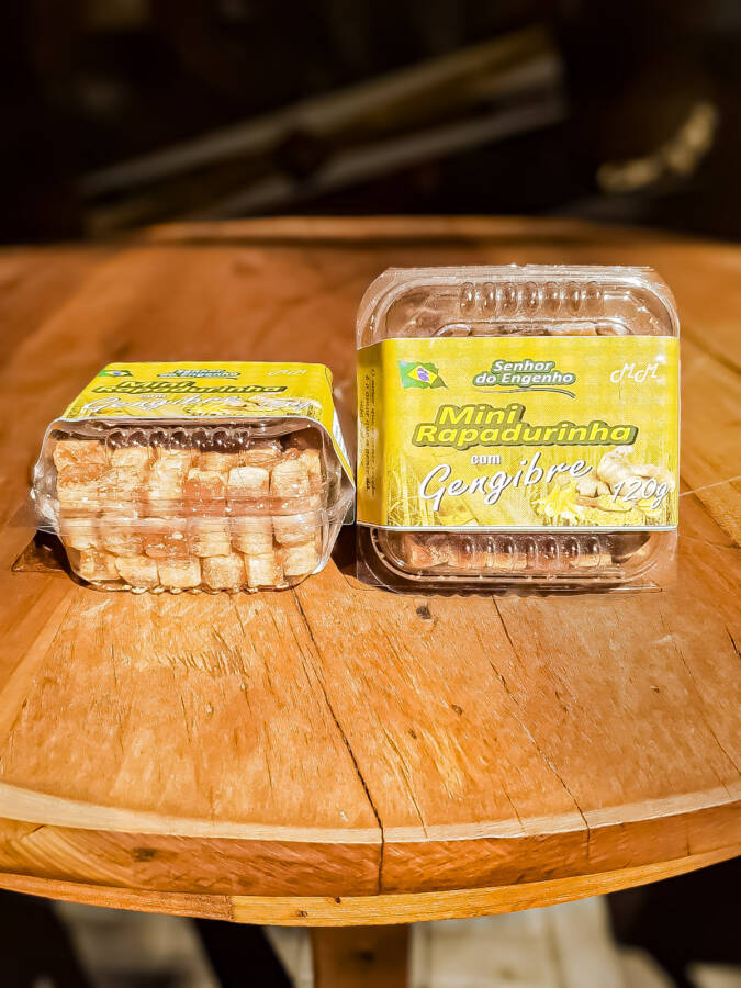 mini rapadura gengibre