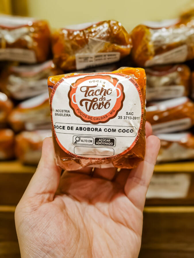 doce de abóbora com coco