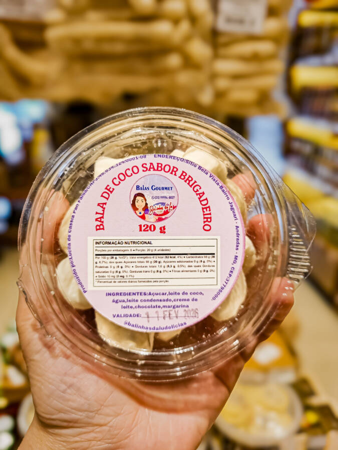 Bala de Coco brigadeiro