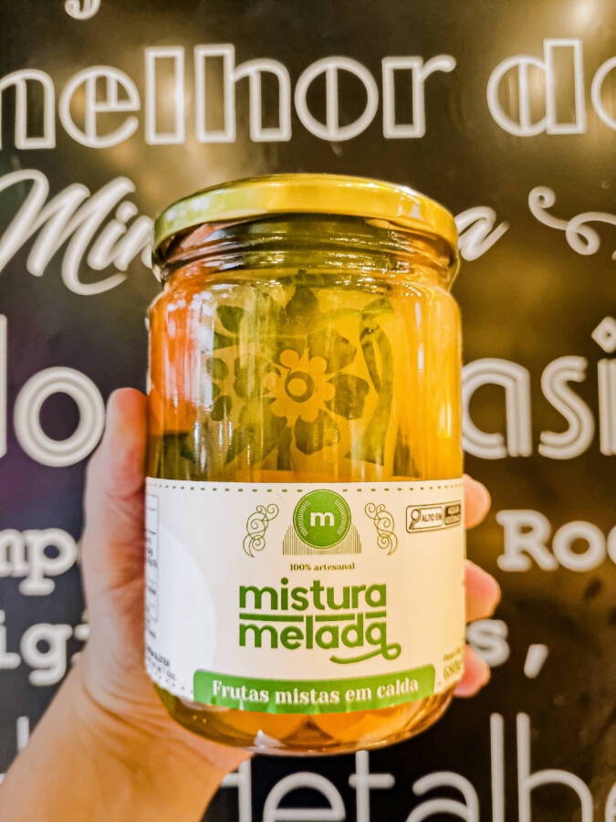 Compota Frutas Mistas Em Calda Mistura Melada – 680g