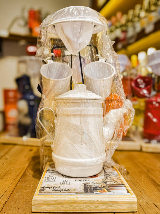 Mancebo - Kit Café com Bule + Coador de Pano - Imagem 5