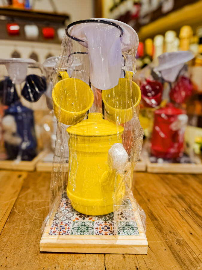 Mancebo - Kit Café com Bule + Coador de Pano